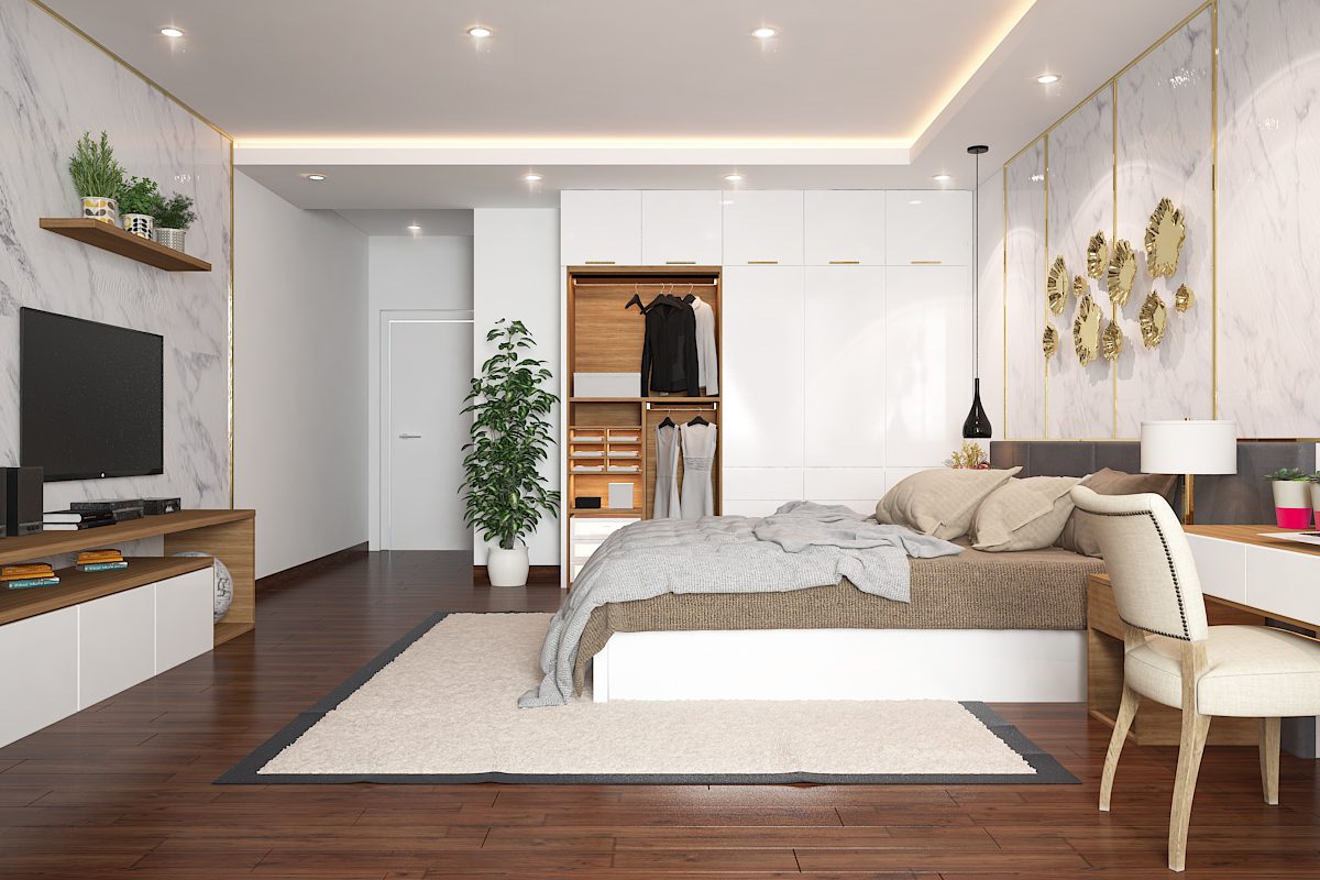 thiết kế căn hộ đơn giản
