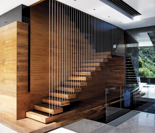 thiết kế cầu thang gỗ