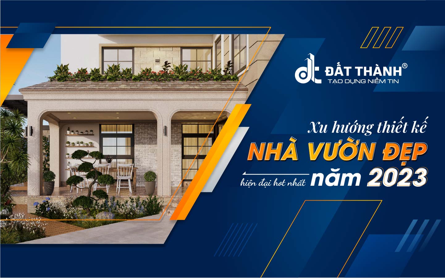 Xu hướng thiết kế nhà vườn đẹp hiện đại hót nhất 2023