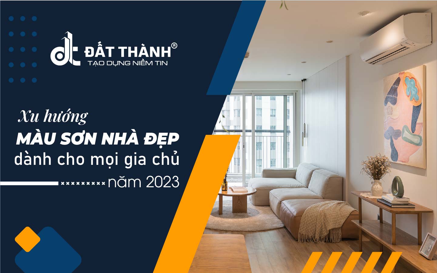 Xu hướng màu sơn nhà đẹp năm 2023 dành cho mọi gia chủ