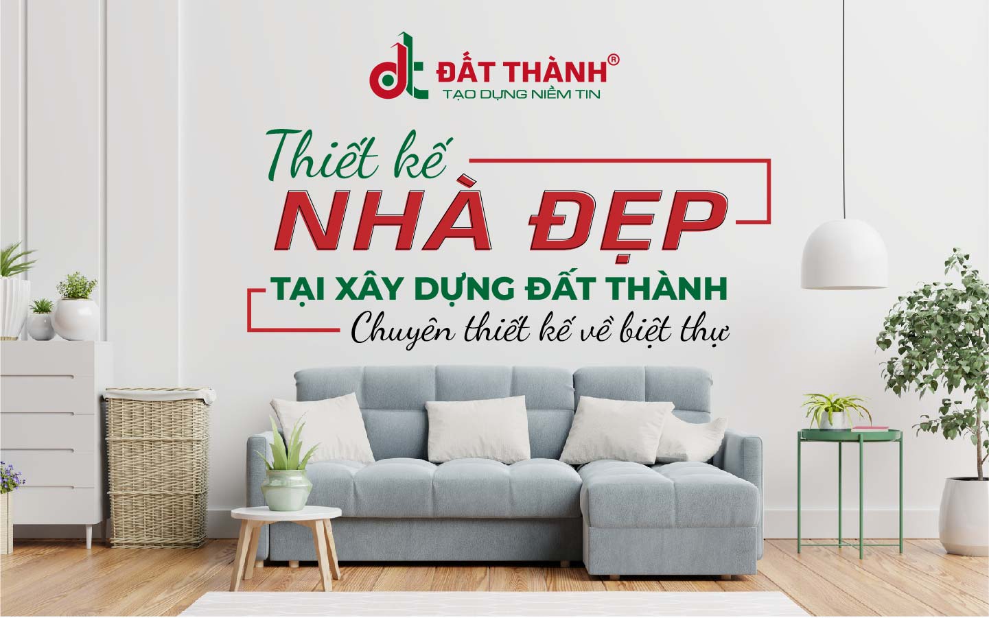 Thiết kế nhà đẹp tại Xây dựng Đất Thanh - Chuyên thiết kế về biệt thự